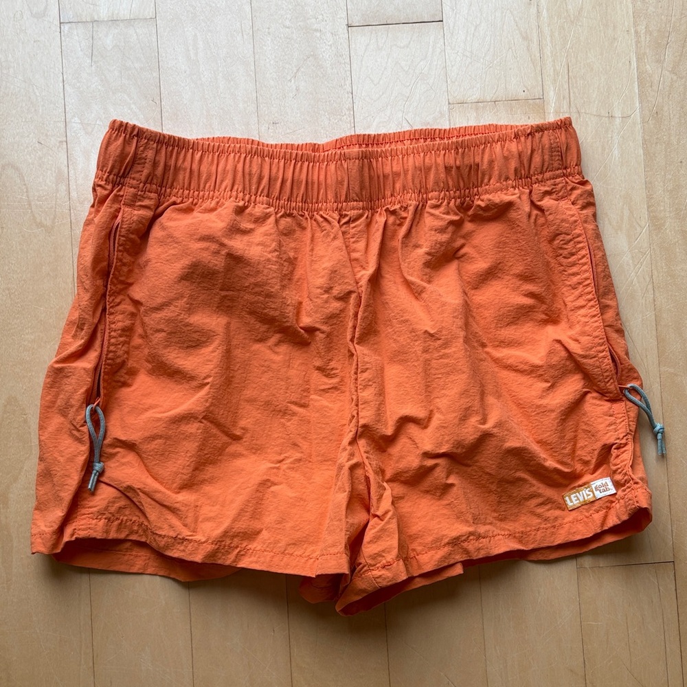 Levi's Vibrant Orange Casual Shorts